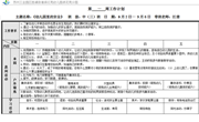 第一周：周计划